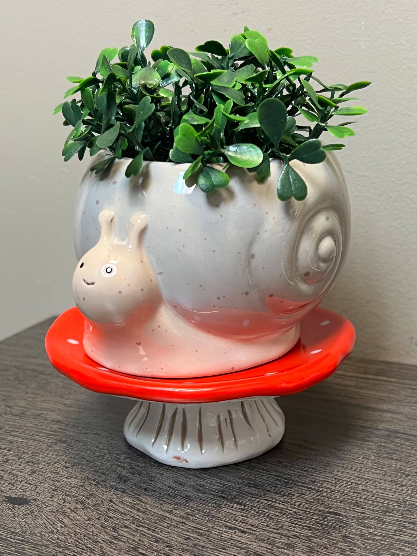 Snail & Mushroom Footsie Planter