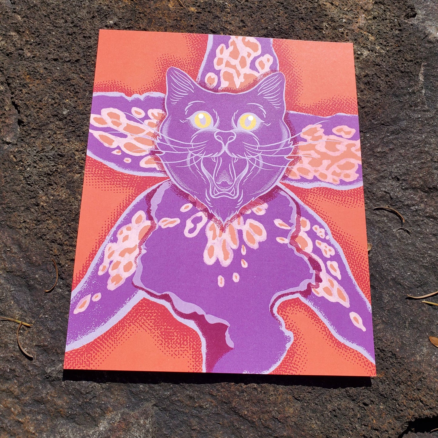 8x10 Print: Psychedelicat 5