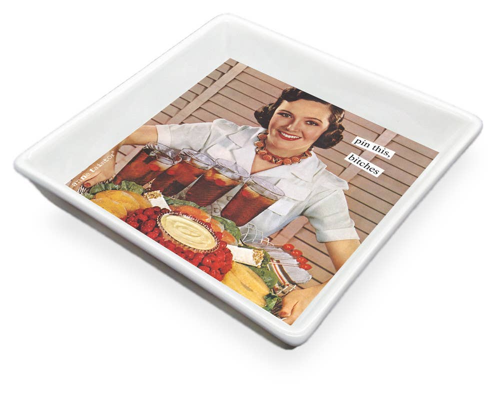 Cocktail Napkin Ceramic Caddy Anne Taintor Pin This Bitches