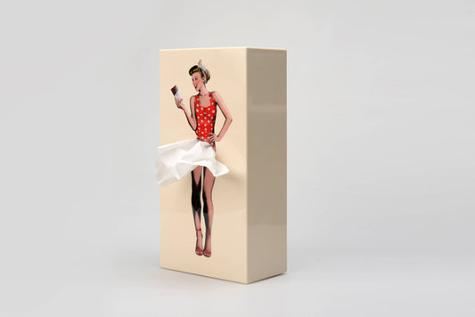 Flying Skirt Tissue Box